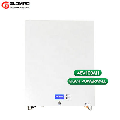 Lifepo4 Wall Mounted Solar Lithium Ion Battery Home Energy Storage 48V 200Ah 100Ah 5kWh 10kWh